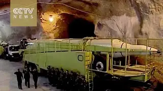 Iran broadcasts footage of underground missile base