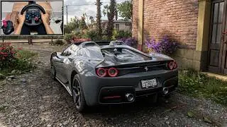 Ferrari J50 - Forza Horizon 5 - Logitech G29 Steering Wheel Gameplay