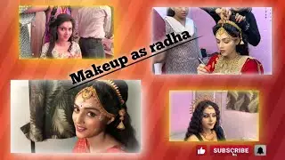Mallik's makeup as Radha 💄❤️ | mikku makeup |
