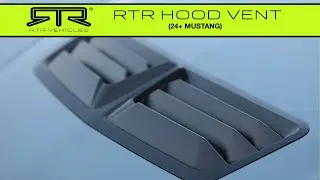 Installing the RTR Hood Vents