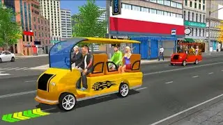 Tuk Tuk Rickshaw Driving Simulator - Smart Taxi Shopping Mall Car DriverRickshaw - Best Android Game