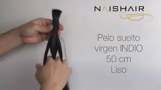 Pelo  virgen indio  liso 50 cm . Extensiones naturales