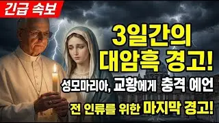 76. 긴급: 성모님이 계시하신 3일간의 암흑, 정확한 날짜는? | 예언 경고