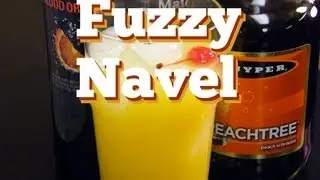 How to Make a Fuzzy Navel - theFNDC.com - Vodka Mixed Drinks