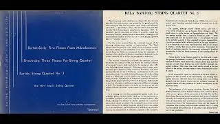 Bartók-Serly – Stravinsky – Bartók | The New Music String Quartet | 1949 | 