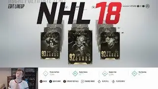 NHL 18 HUT - ALL LEGENDS TEAM BUILD!