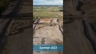 A14 Bahnstrecken D&ouml;bbelin '23-'25 #autobahn #automobile #drone #baustelle #a14