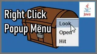 Right Clicking Popup Menu - Java Extra 37