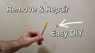 How To Remove Drywall Anchors Easy DIY