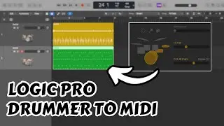 How to Convert Logic Pro Drummer into MIDI