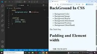 Padding and  element width in CSS