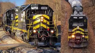 Chasing Trains on the Indiana Northeastern Railroad!