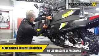 Ajustement de suspension motoneige | Étape 2 -  Les ressorts de précharge