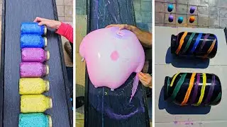 💥🍾Breaking Glass Bottle and Balloon Drops -419 | ⚠️Crushing crunchy and soft things 