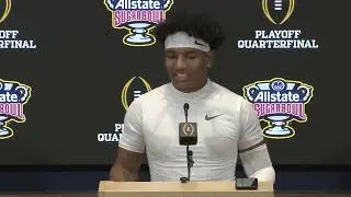 Пресс-конференция квотербека команды Ole Miss Тринидада Чамблисса перед матчем Sugar Bowl