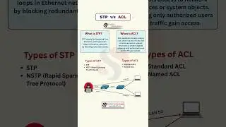 STP vs ACL Explained | Networking Basics for CCNA & IT&nbsp;Jobs&nbsp;#Shorts