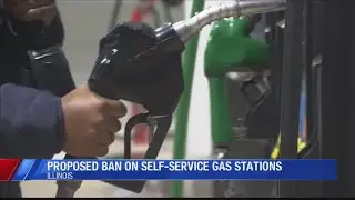 Bill proposes ban on self-service gas stations in Illinois