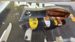 Forging the Past: Crafting a Stylish Neck Knife from a Rusty Relic!
