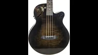 Review: Sawtooth Rudy Sarzo Signature Bass Guitar &ndash; Transparent Black Flame Acoustic-Electric!