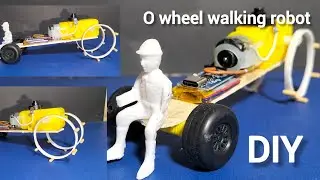 Powerful All-Surface Robot at Home | Walking O Wheel Robot DC Gear Motor Projects with Mr-Ahmad