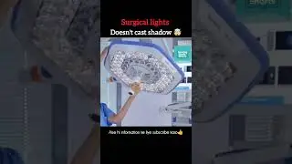 surgical lights doesn't cast shadow 🤯#viralshorts #viral#medicalstudent#nursing #surgical#viralshort