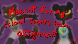 Mascot for my school team assignment 12.14.25