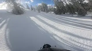 Red Lodge Mountain Epic Skiing! Headwaters (Double Black Diamond) at route starting near C2