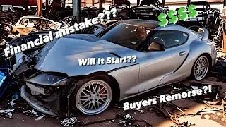 I Bought A Totaled 2020 A90 GR Supra From Copart Was It A Mistake???