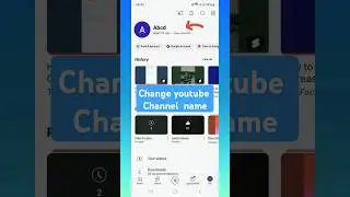 How to change Youtube Channel name? #shortsfeed #channelnamechange  #shorts