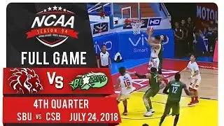 NCAA 94 MB: SBU vs. CSB | Full Game | 4th Quarter | July 24, 2018