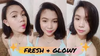 FRESH & GLOWY MAKEUP LOOK | AshOnTheGo💎