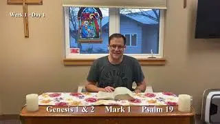Bible Reading | Week 1 Day 1 | Genesis 1&ndash;2, Mark 1, Psalm 19