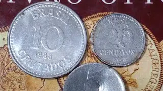 Moedas encontradas no engenho santana. 🇧🇷🤑🤗