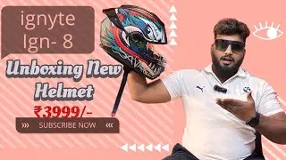 India&rsquo;s Most comfortable Unboxing New Viral Helmet Ignyte IGN-8 Savage best Budget ￼Helmet in₹3999/-