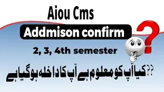 @AIOUStudio9 @AIOU_Official @Asmatullahawan12 @AIOUHelp @ZubairAshrafOfficial