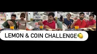 Lemon & Coin Challenge🍋🙆🤣#viralvideos #youtubeshorts 