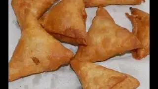 Onion Samosa - By VahChef @ VahRehVah.com