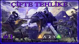 Komik Bir Başlangı&ccedil; - ARK Survival Evolved #1 #coopgaming #dinosaur