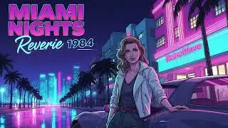 Miami Nights Reverie 1984 &ndash; Synthwave Romance Under a Neon Sunset
