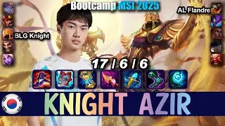 BLG Knight AZIR vs MEL Mid - Patch 25.13 NA Ranked | Bootcamp MSI 2025 | lolrec