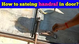 Lohe ki Gate Me hendraf kaise set Karen? How to set handrap in iron gate?#irongate