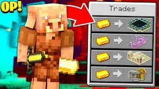 Minecraft, But Piglins Trade OP Structures...