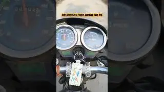 Splendor 2nd gear ⚙️ me 70 the real power of splendor 🚀 #viral #splendor #theshiv275 #shorts