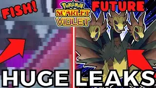 PARADOX HYDREIGON FORM LEAK! New IMAGE of FISH POKEMON and More for Pokemon Scarlet and Violet!