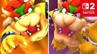 Super Mario Galaxy 1 & 2 (Switch 2) - Final Boss & Ending Comparison
