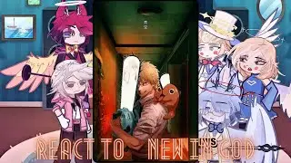 Hazbin Hotel Angels react to Denji | chainsaw man | Lucifer | Gacha life 2 |