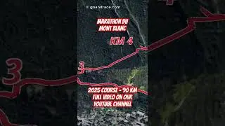 Marathon du Mont Blanc 2025: fly over the 90 km course! Video of the race path.