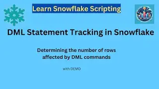 Using SQLROWCOUNT, SQLFOUND, and SQLNOTFOUND in Snowflake Scripting to Track DML Statement Effects