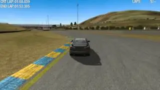 Simraceway - Infineon - Hot Lap - Evo X - 1:52.305 - clean, no cut