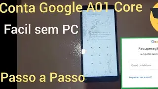 como remover conta google do A01 Core